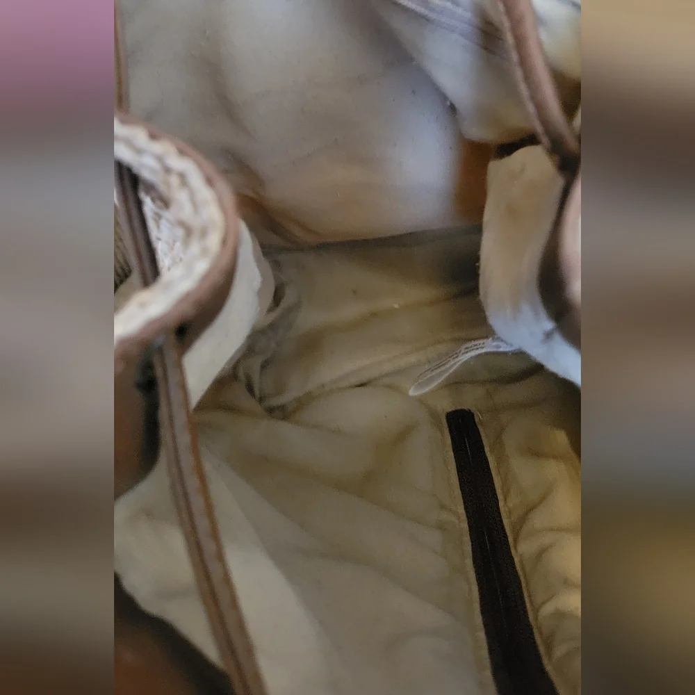 Strada Beige and Brown Women's Backpack - Picture 10 of 11